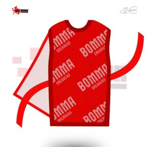 LUXURY KNITTED BIB Red